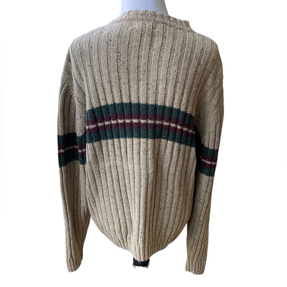 Hill & Archer Grandpa Sweater Men X-Large Blue V-Neck Pullover Vintage 15% Wool - Picture 5 of 11